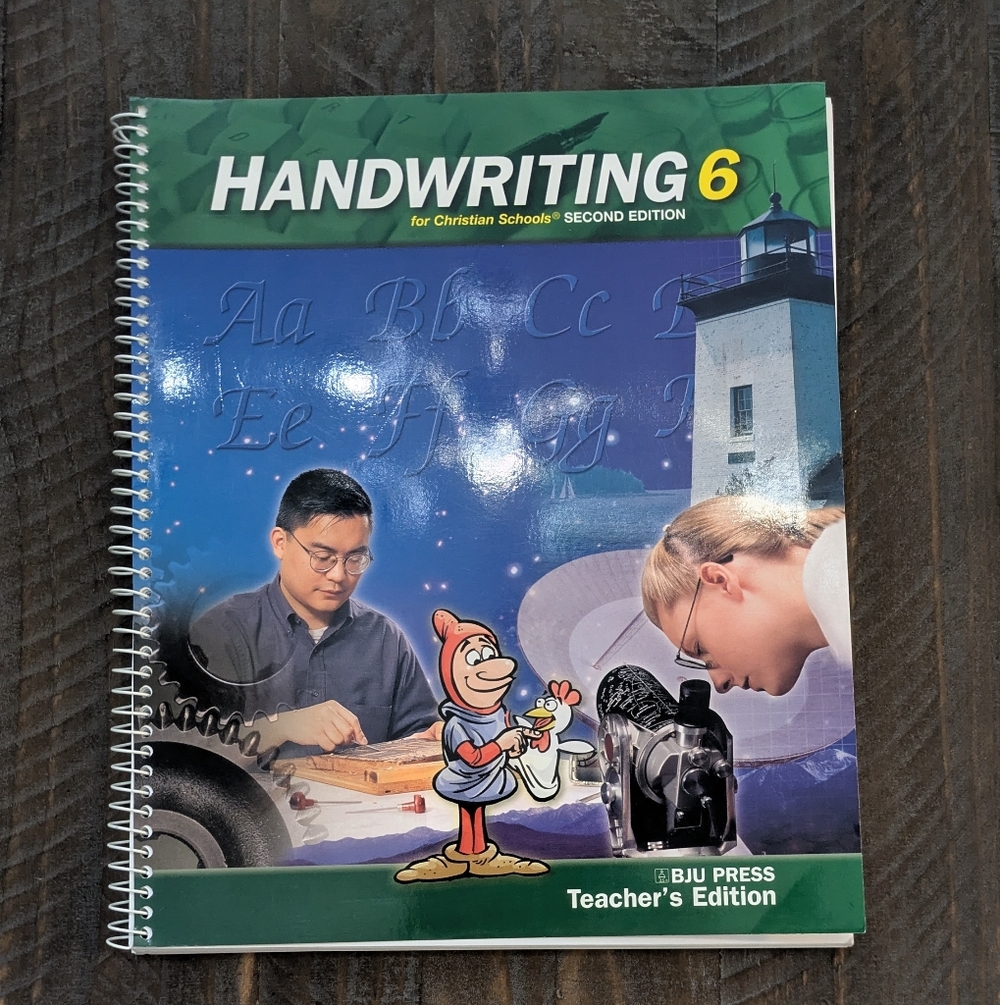 BJU Bob Jones Handwriting Grade 6 (2nd Edition) Teacher's Edition